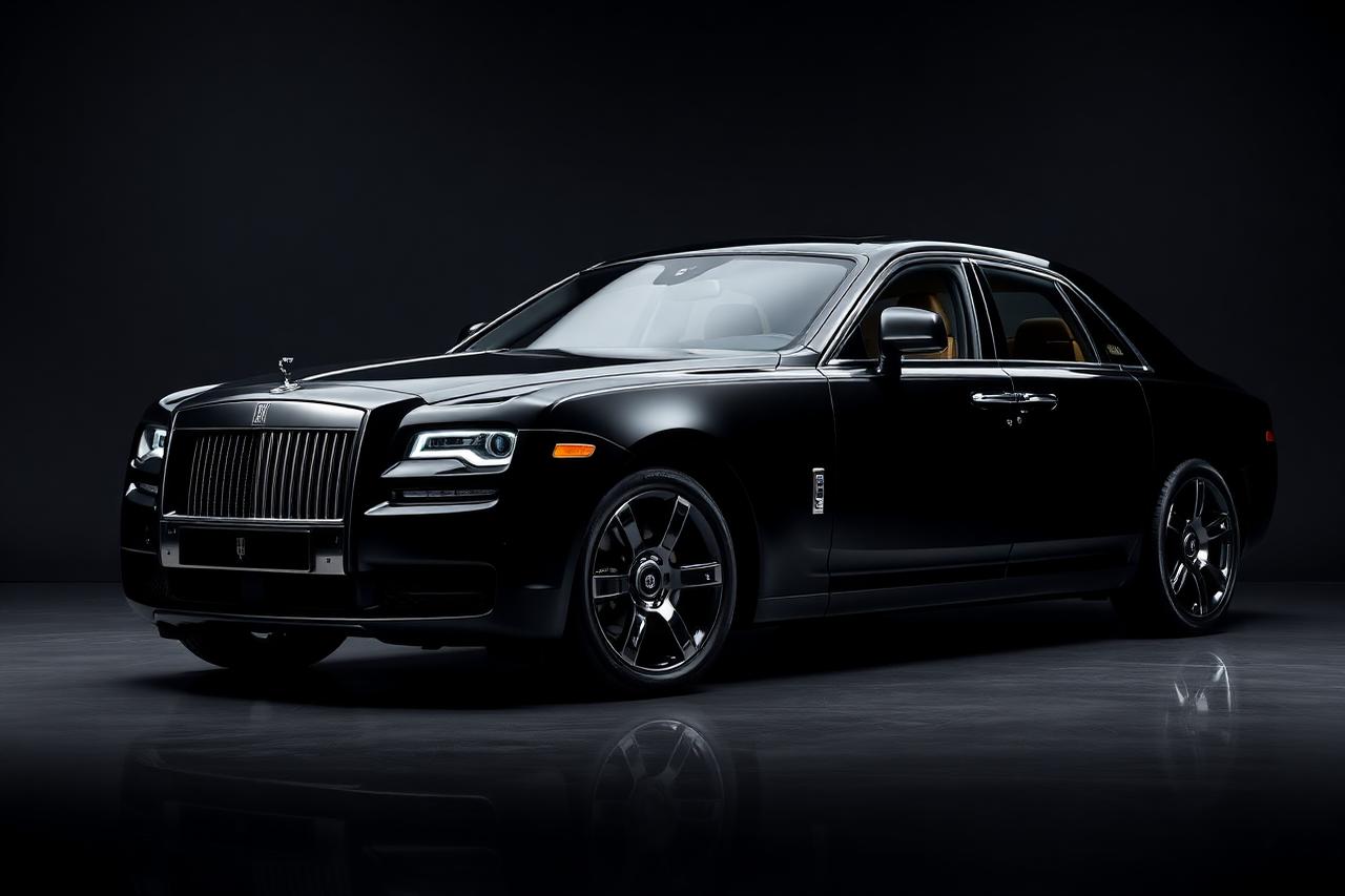 Black Rolls-Royce Ghost available for rental
